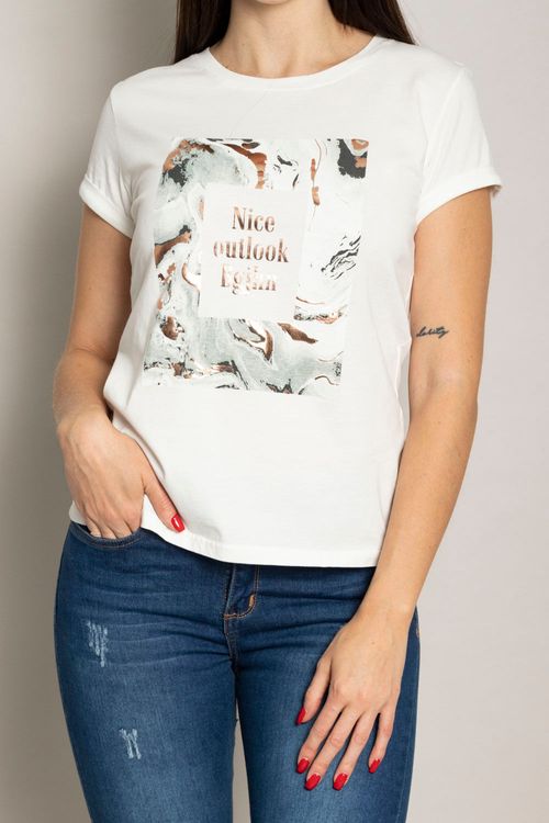 Camiseta cuello redondo