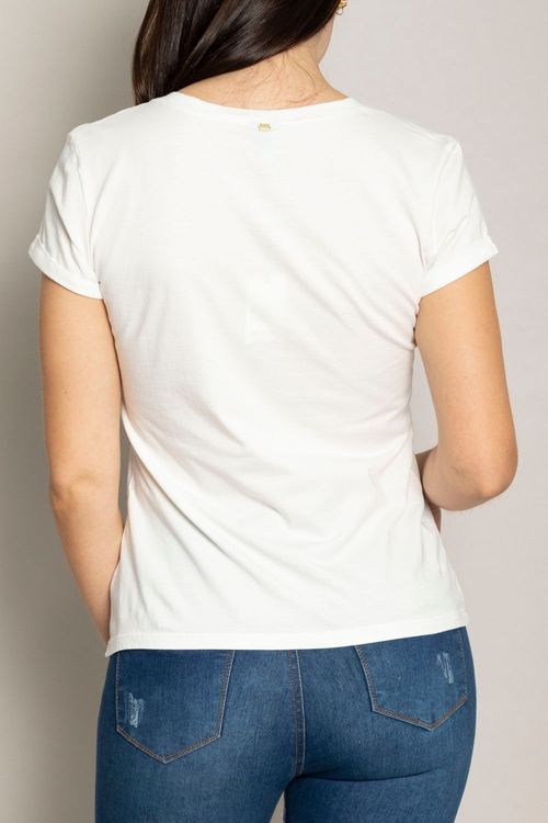 Camiseta cuello redondo