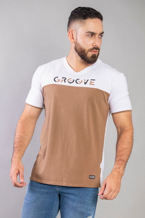 Camiseta cuello V