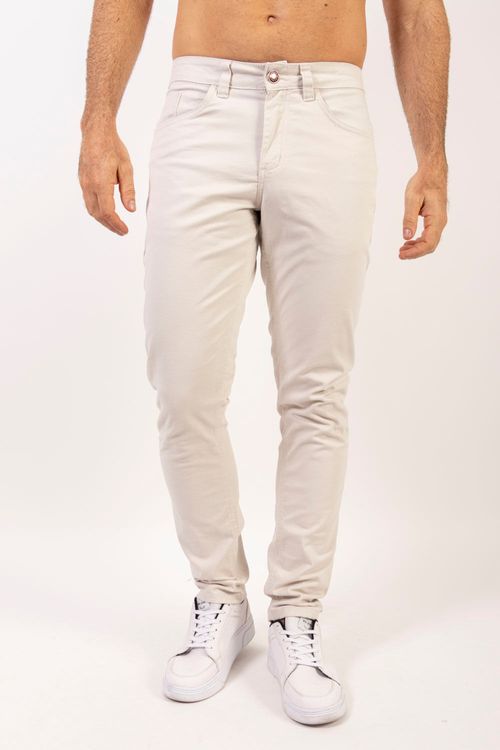 Pantalón 5 Bolsillos Essential en Drill