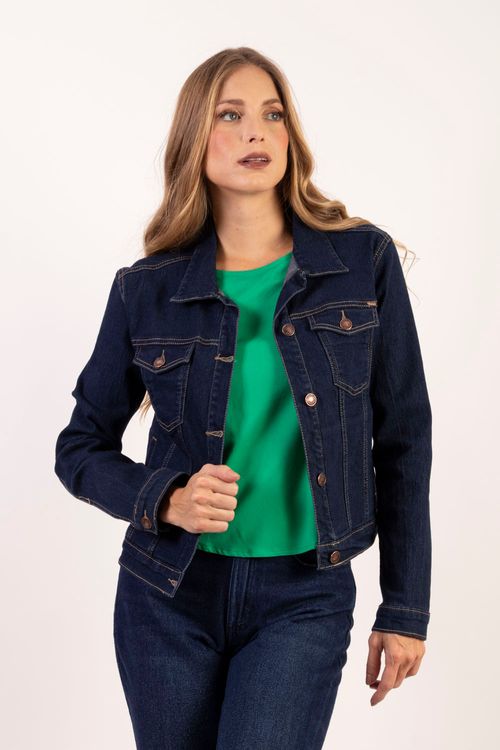 Chaqueta Femenina Essential en Denim