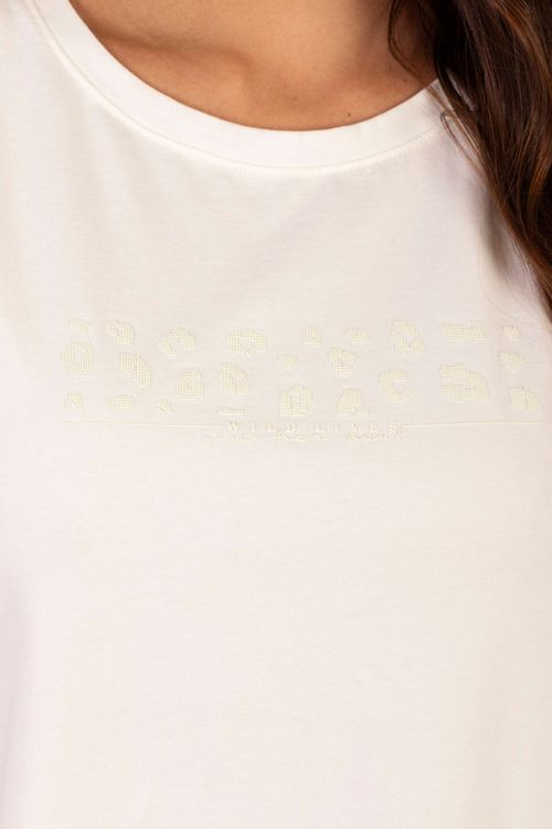 Camiseta Femenina Cuello Redondo Silueta Cajón Essential en Lycra Fría