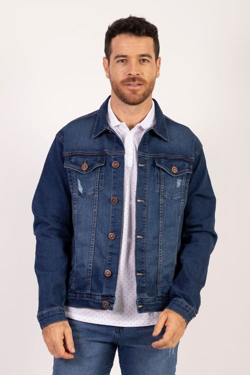Chaqueta Masculina Essential en Denim