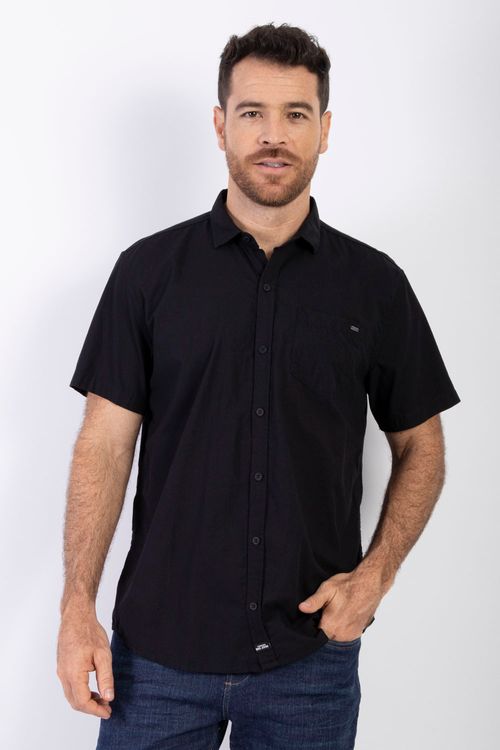 Camisa Manga Corta Essential en Popelina