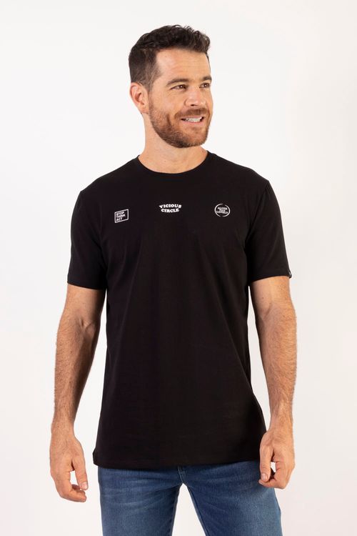 Camiseta Masculina Cuello Redondo Essential en Lycra Fría
