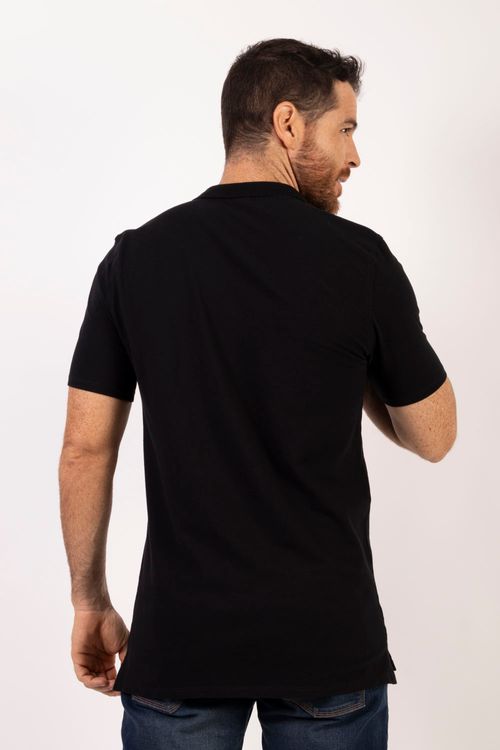 Camiseta Masculina Polo Essential en Piqué Licrado