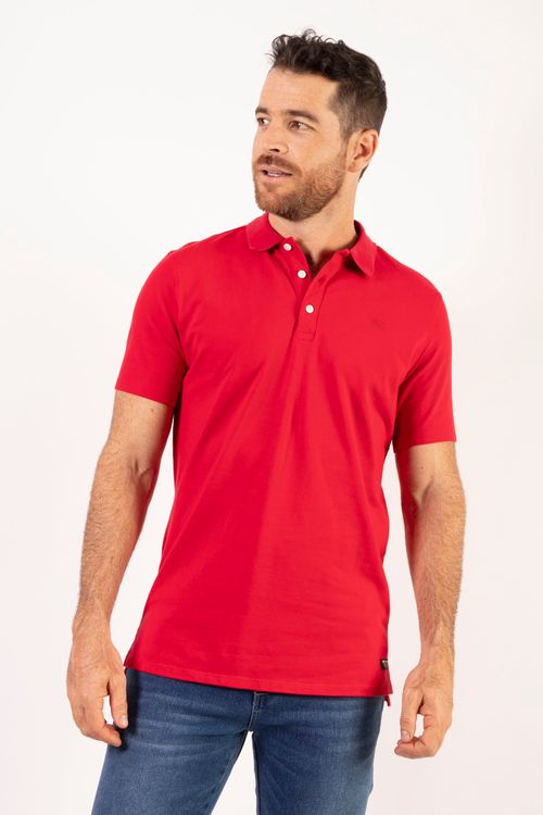 Camiseta Masculina Polo Essential en Piqué Licrado