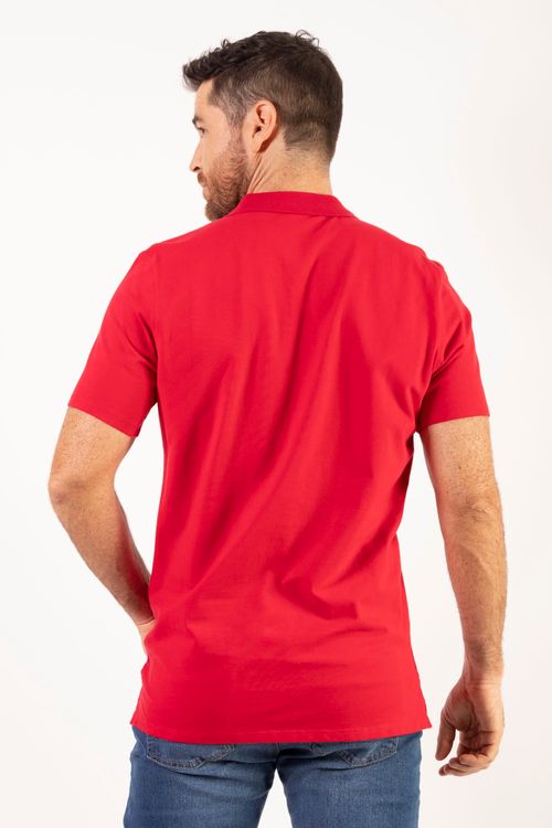 Camiseta Masculina Polo Essential en Piqué Licrado