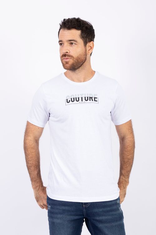 Camiseta Masculina Cuello Redondo Essential en Algodón