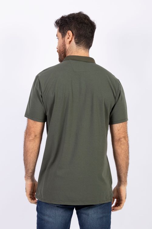 Camiseta Masculina Polo Essential en Lycra Fría