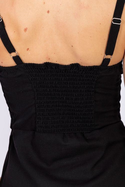 Vestido plano  corto