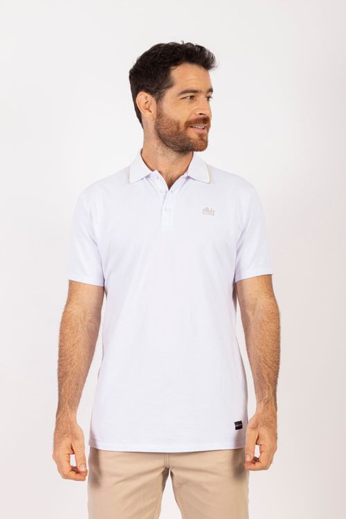 Camiseta Masculina Polo Essential en Piqué Lycrado