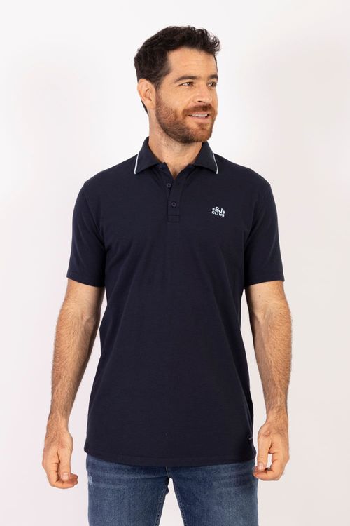 Camiseta Masculina Polo Essential en Piqué Lycrado