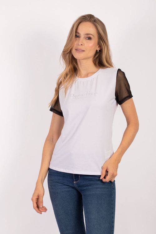 Camiseta cuello redondo