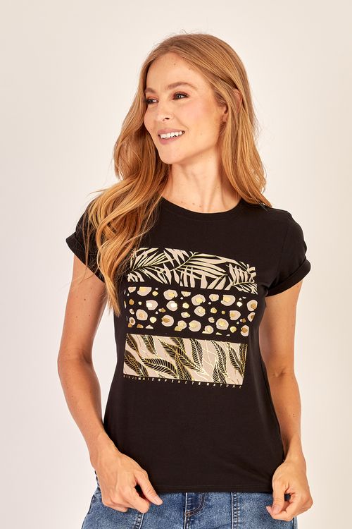 Camiseta Femenina Cuello Redondo Essential en Lycra Fría