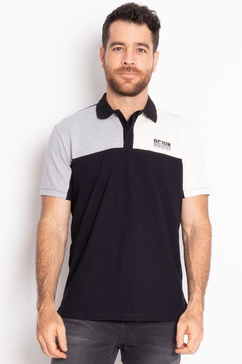 Camiseta Polo Estilo Tricolor