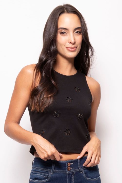 Cropped Floral Top