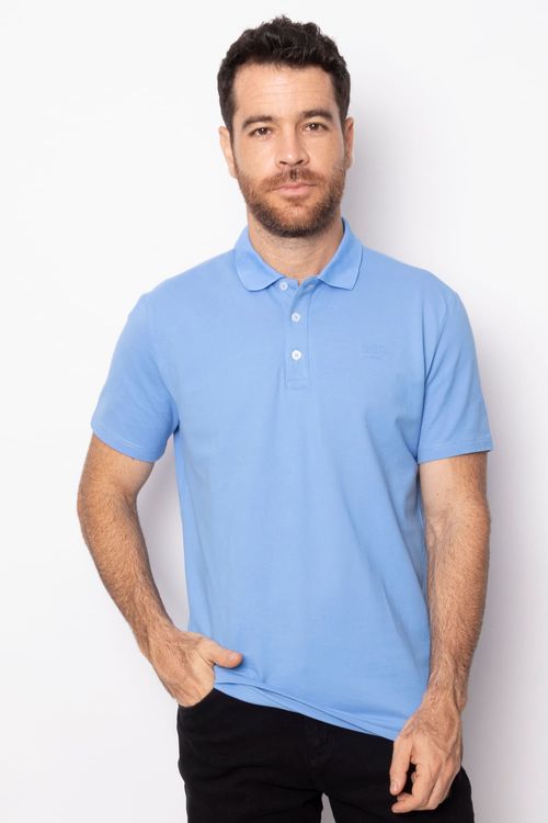 Camiseta Masculina Polo Essential en Piqué Licrado