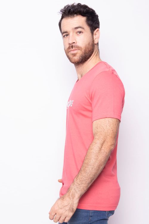 Camiseta Masculina Cuello V Essential en Algodón