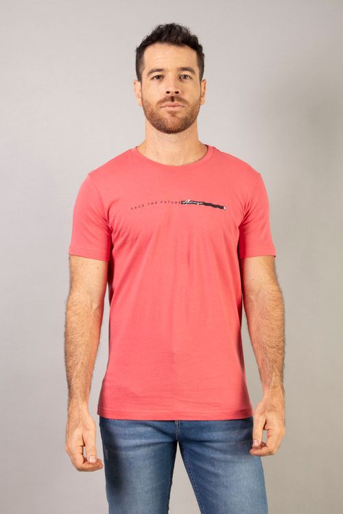 Camiseta Masculina Cuello Redondo Essential en Algodón