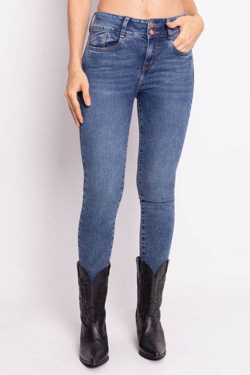Pantalón Ajustado Denim