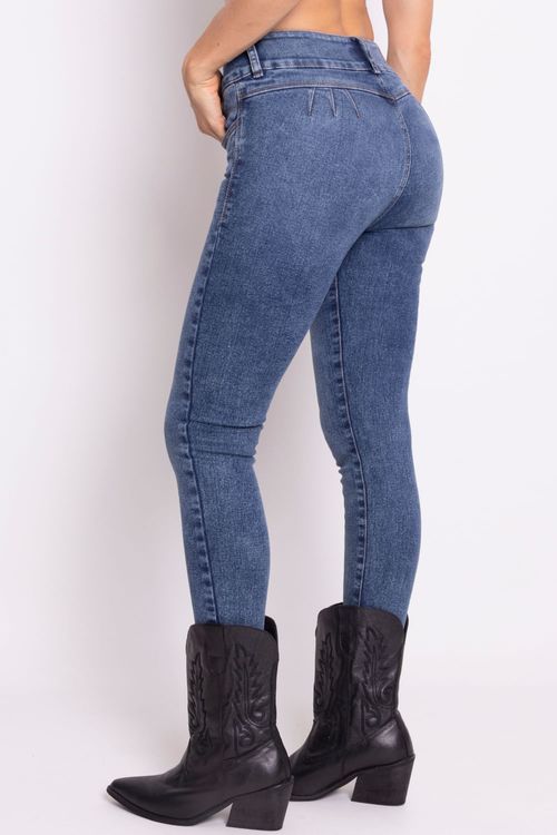 Pantalón Ajustado Denim