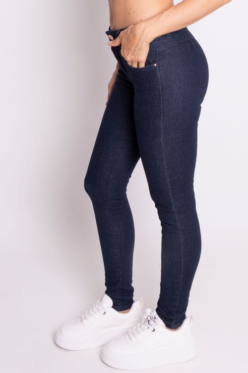 Pantalón Ajustado Denim