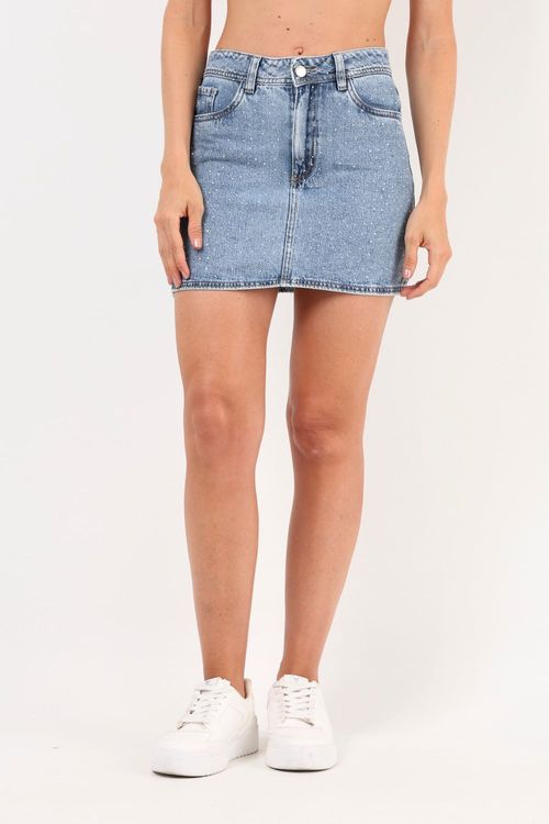 Mini Falda Denim