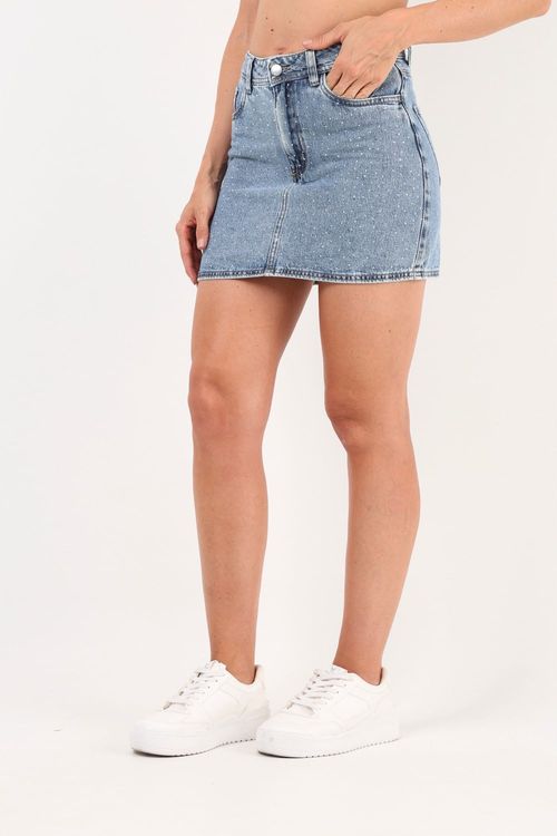 Mini Falda Denim