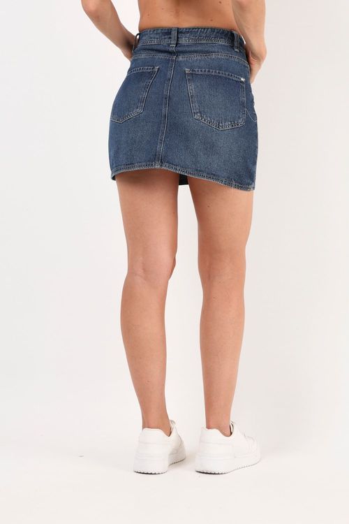 Mini Falda Denim
