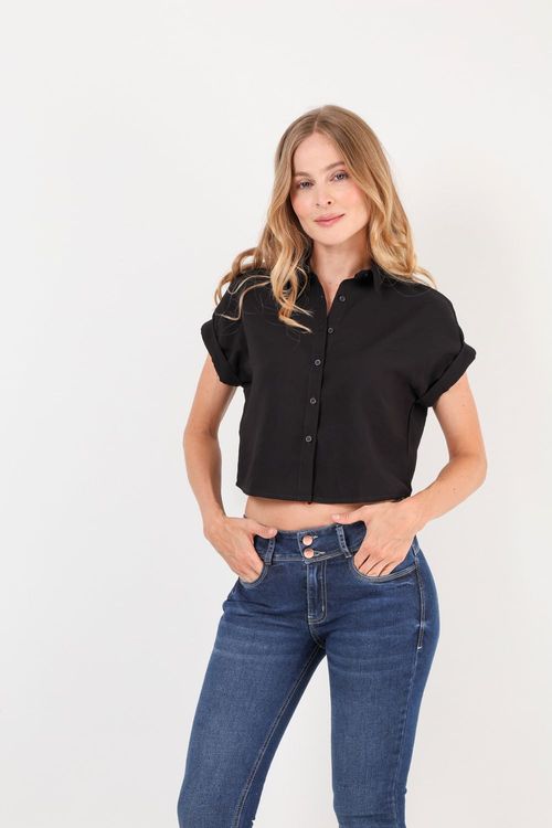 Camisa Crop Chic