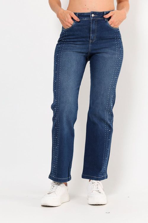 Jeans Con Brillos