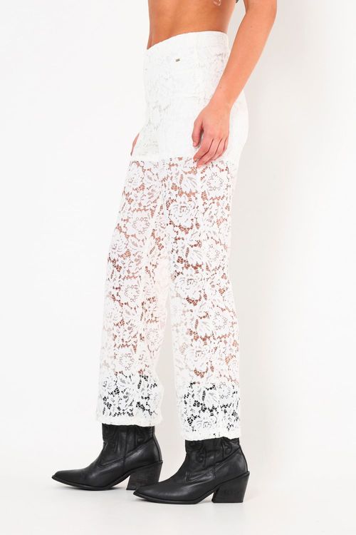 Pantalones de Encaje