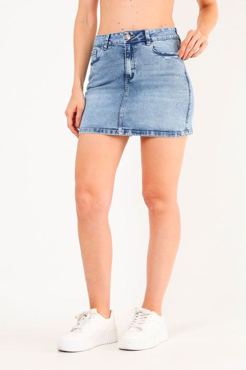 Mini Falda Denim