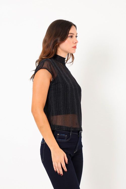 Blusa Translúcida