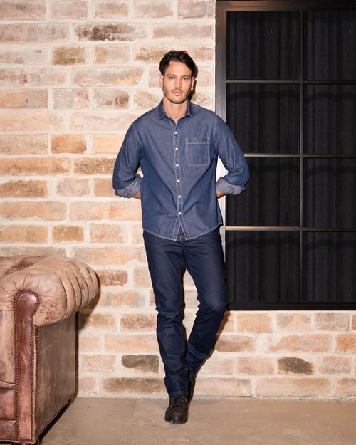 Camisa Denim Moderna