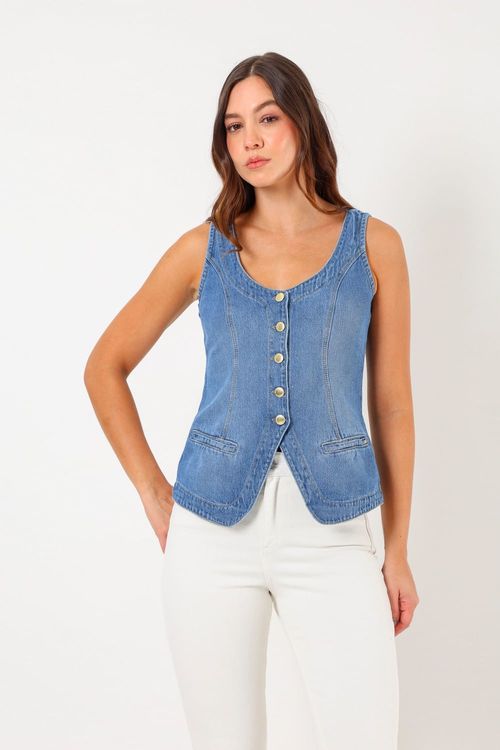 Chaleco Denim