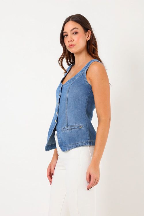 Chaleco Denim