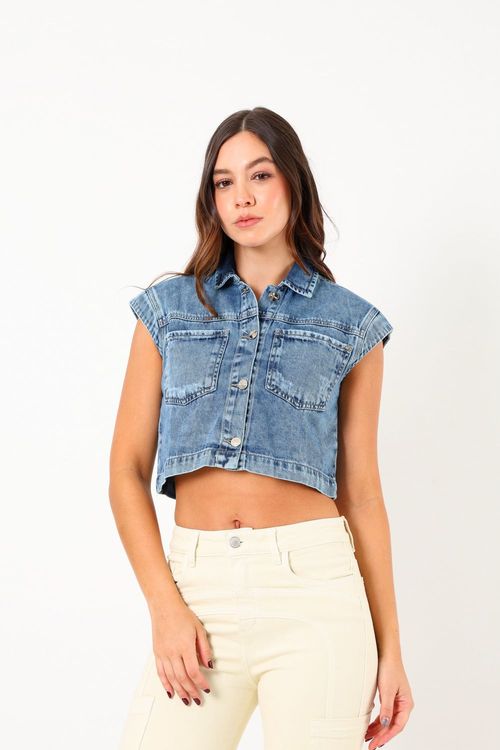 Chaleco Denim