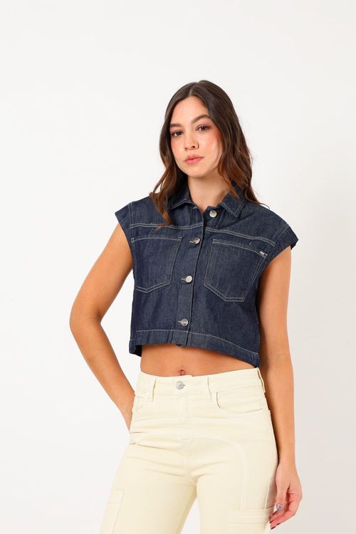 Chaleco Denim