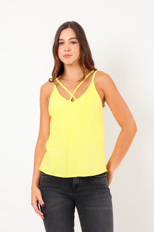 Blusa con tirantes cruzados