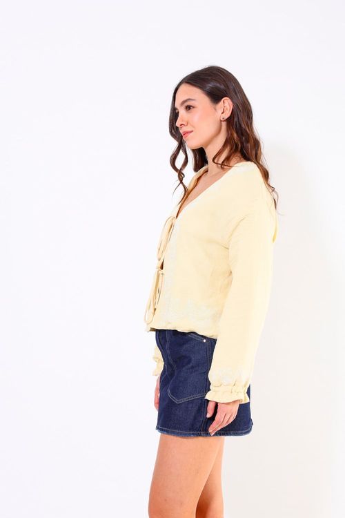 Chaqueta efecto Bordado