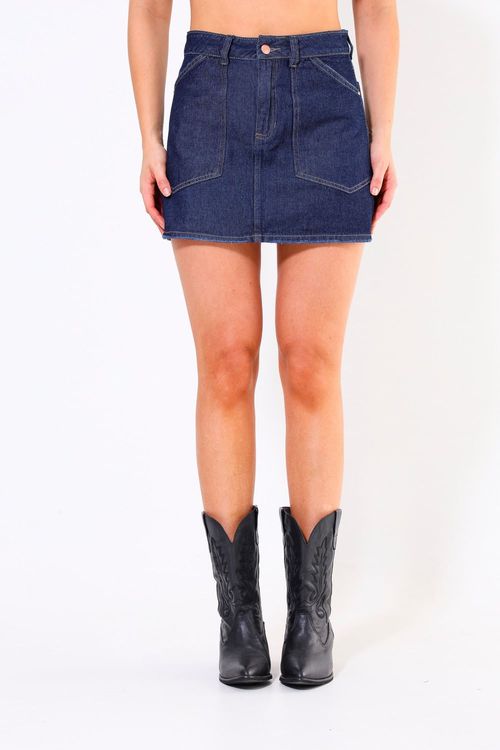 Mini Falda Denim