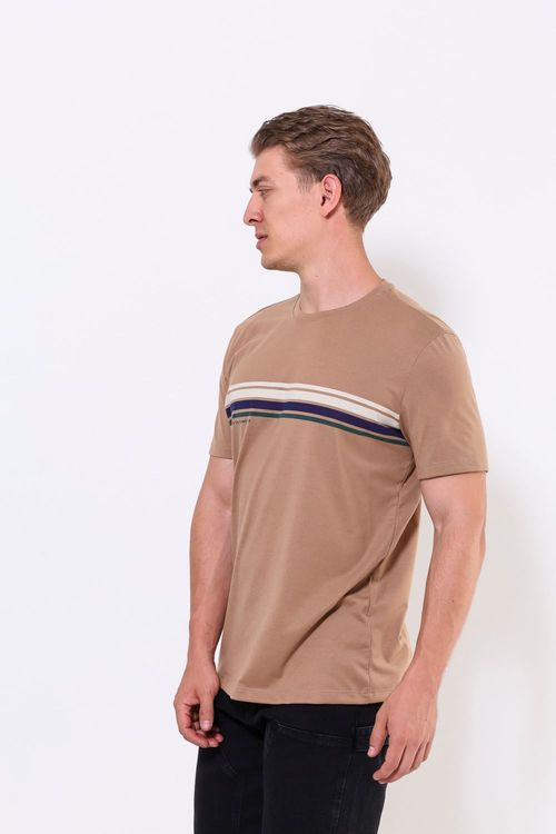 Camiseta Con Rayas